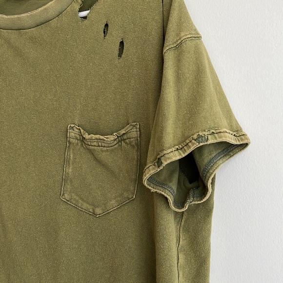 Free people Rubi Tee color beached military (olive)  XS - Picture 6 of 8